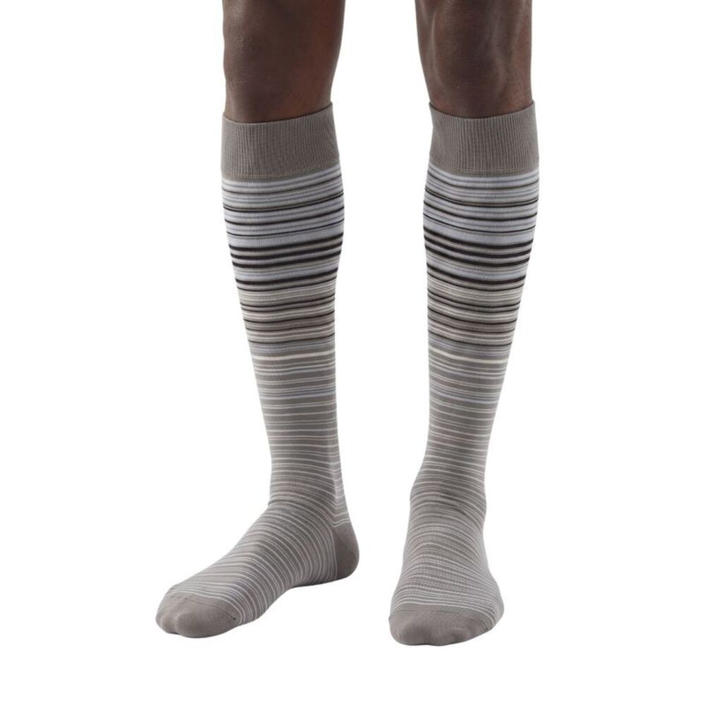 Missoni Grey Mens Pinstripe Dress Socks-